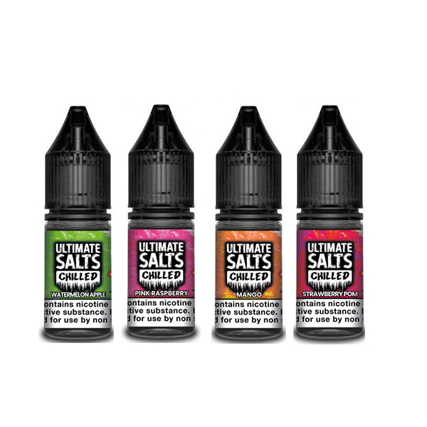 10MG Ultimate Puff Salts Chilled 10ML Flavoured Nic Salts (50VG/50PG) - Lazy Frog Shop