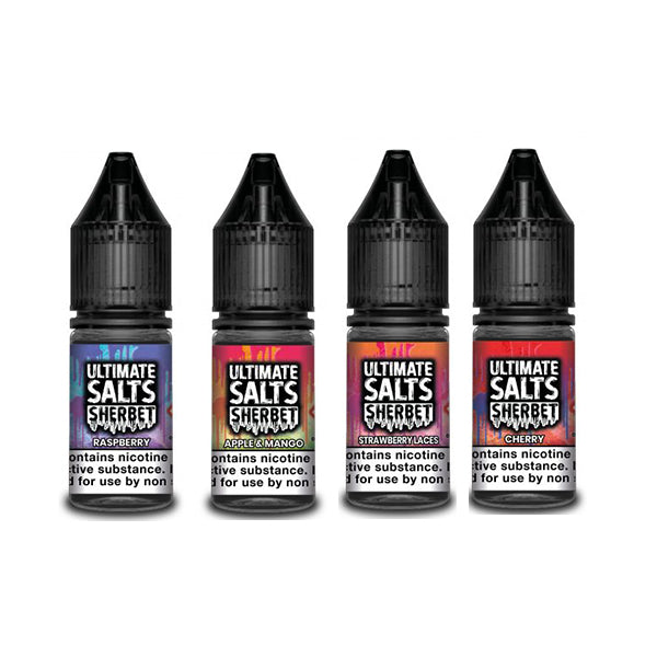 10MG Ultimate Puff Salts Sherbet 10ML Flavoured Nic Salts (50VG/50PG) - Lazy Frog Shop