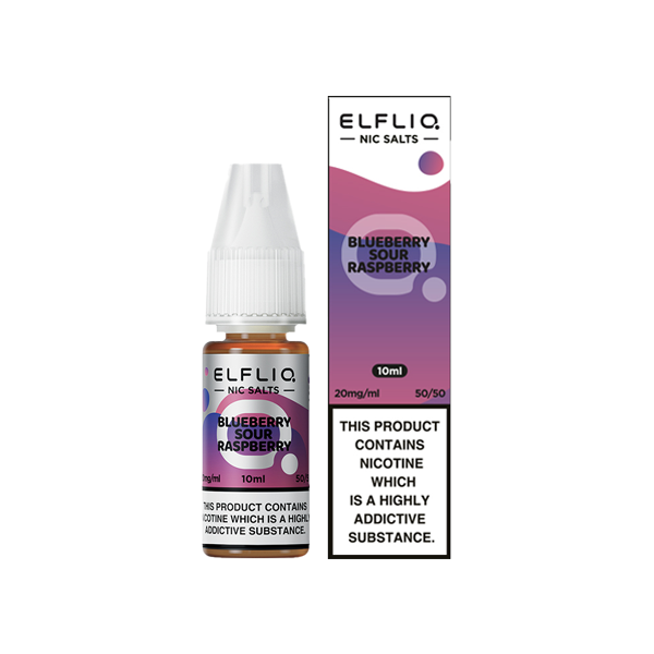 10mg ELFLIQ By Elf Bar 10ml Nic Salt (50VG/50PG) - Lazy Frog Shop