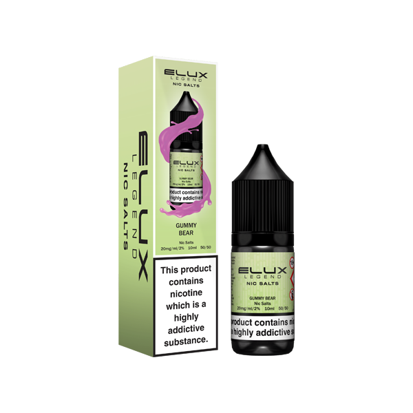 10mg Elux Legend 10ml Nic Salts (50VG/50PG) - Lazy Frog Shop