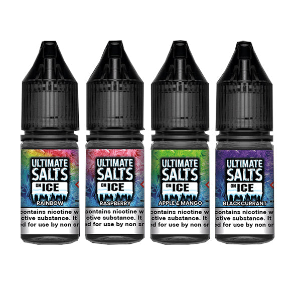 10mg Ultimate Puff Salts On Ice 10ml Flavoured Nic Salts (50VG/50PG) - Lazy Frog Shop