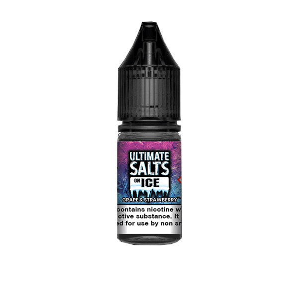 10mg Ultimate Puff Salts On Ice 10ml Flavoured Nic Salts (50VG/50PG) - Lazy Frog Shop