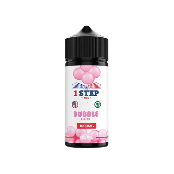 1 Step CBD 1000mg CBD E-liquid 120ml (BUY 1 GET 1 FREE) - Lazy Frog Shop