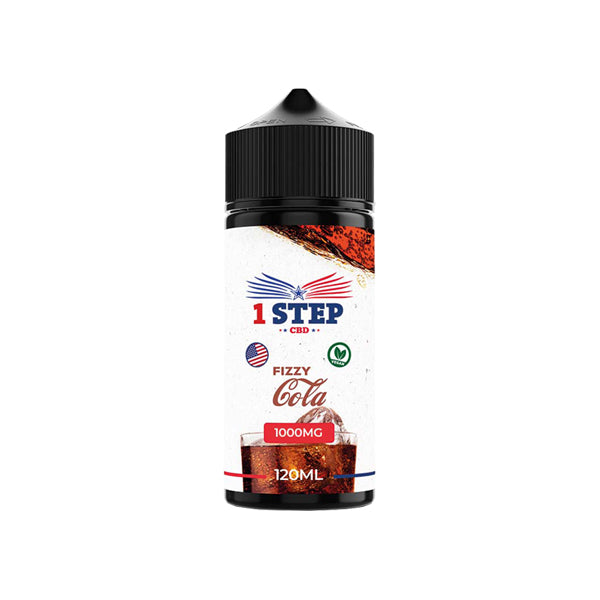 1 Step CBD 1000mg CBD E-liquid 120ml (BUY 1 GET 1 FREE) - Lazy Frog Shop