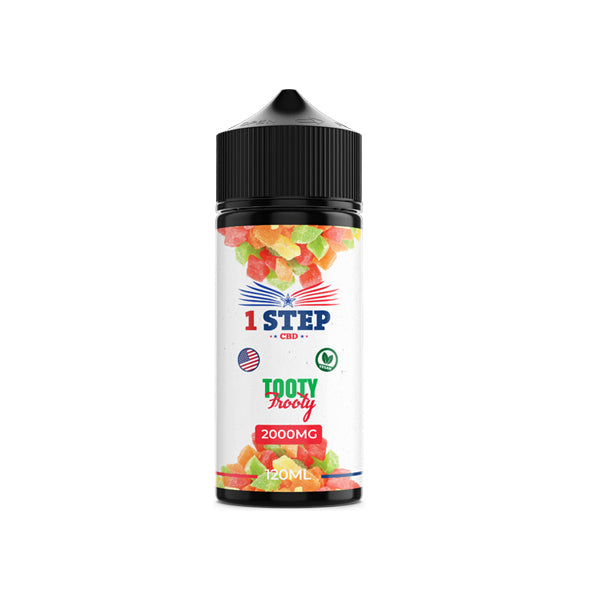 1 Step CBD 1000mg CBD E-liquid 120ml (BUY 1 GET 1 FREE) - Lazy Frog Shop