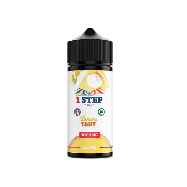 1 Step CBD 1000mg CBD E-liquid 120ml (BUY 1 GET 1 FREE) - Lazy Frog Shop