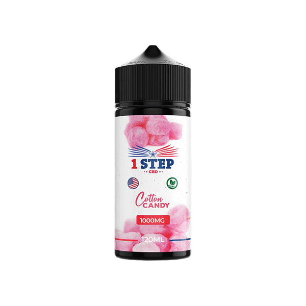 1 Step CBD 1000mg CBD E-liquid 120ml (BUY 1 GET 1 FREE) - Lazy Frog Shop