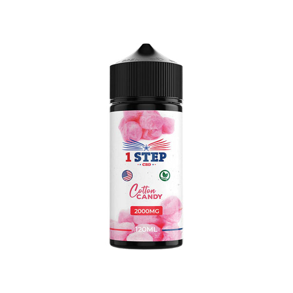 1 Step CBD 2000mg CBD E-liquid 120ml (BUY 1 GET 1 FREE) - Lazy Frog Shop