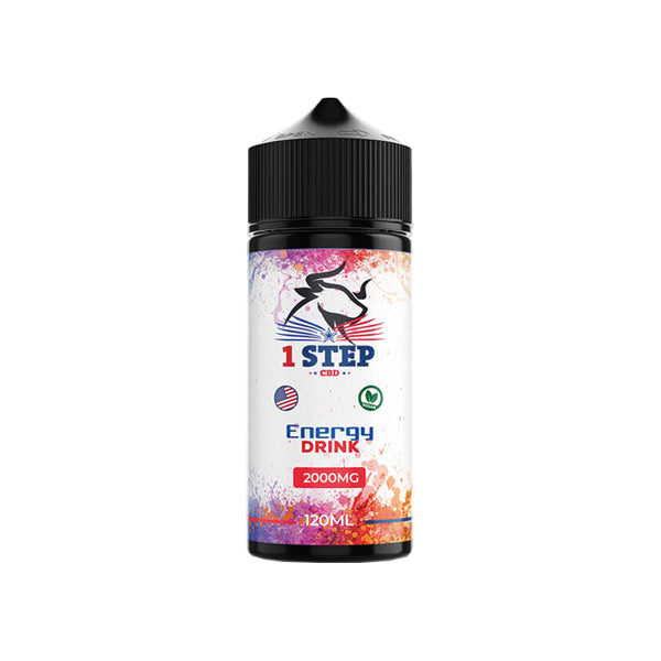 1 Step CBD 2000mg CBD E-liquid 120ml (BUY 1 GET 1 FREE) - Lazy Frog Shop