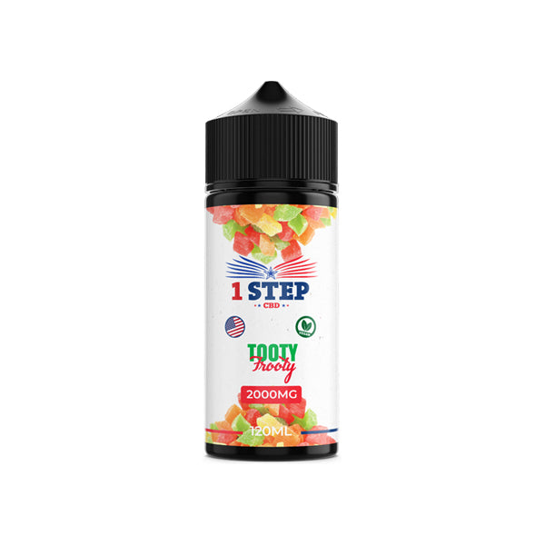 1 Step CBD 2000mg CBD E-liquid 120ml (BUY 1 GET 1 FREE) - Lazy Frog Shop