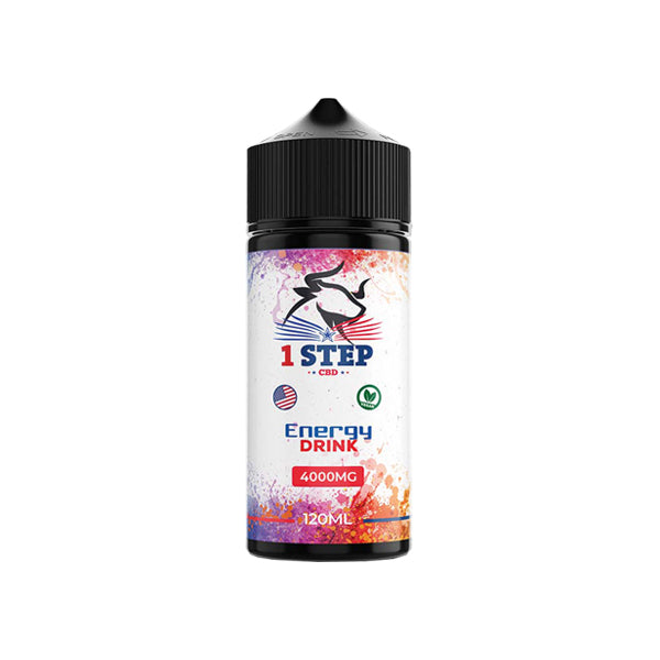 1 Step CBD 4000mg CBD E-liquid 120ml (BUY 1 GET 1 FREE) - Lazy Frog Shop