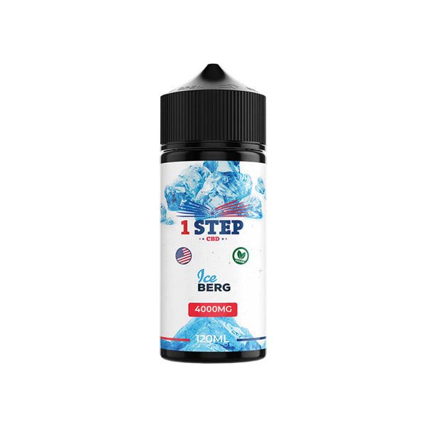 1 Step CBD 4000mg CBD E-liquid 120ml (BUY 1 GET 1 FREE) - Lazy Frog Shop