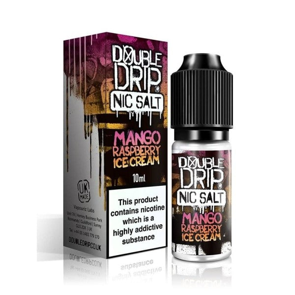 20MG Double Drip 10ML Flavoured Nic Salts E Liquid - Lazy Frog Shop