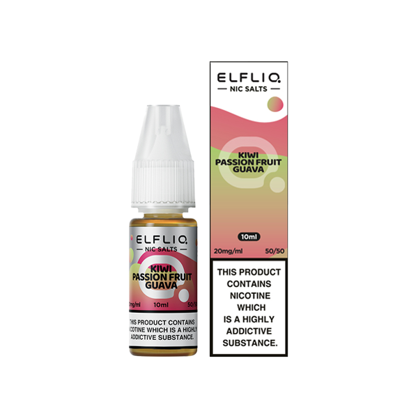 20mg ELFLIQ By Elf Bar 10ml Nic Salt (50VG/50PG) - Lazy Frog Shop