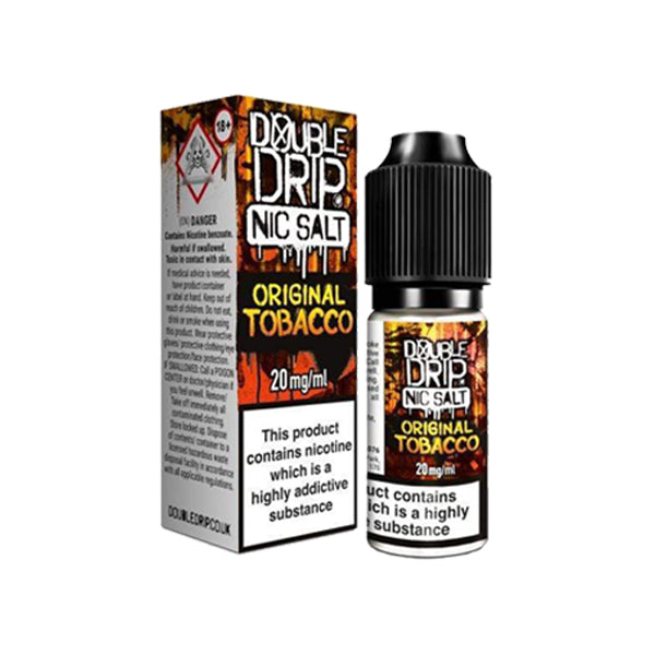 20MG Double Drip 10ML Flavoured Nic Salts E Liquid - Lazy Frog Shop