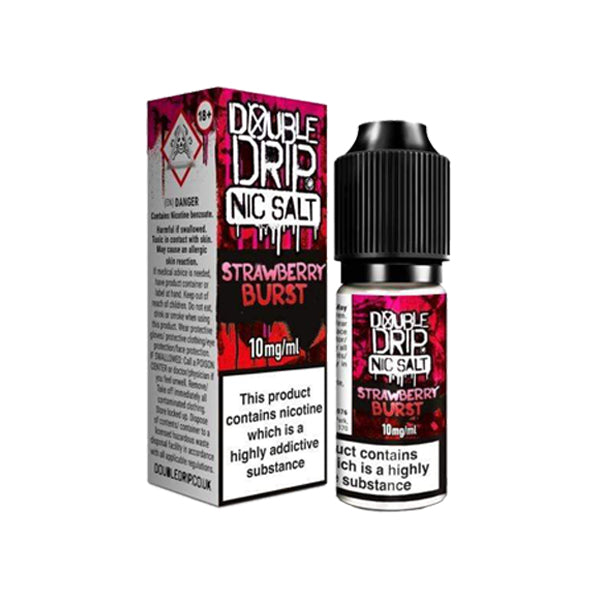 10MG Double Drip 10ML Flavoured Nic Salts E Liquid - Lazy Frog Shop