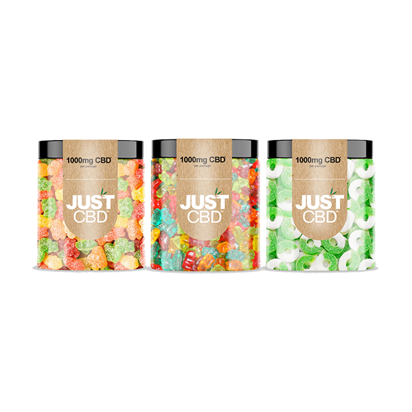 Just CBD 1000mg Gummies - 351g - Lazy Frog Shop