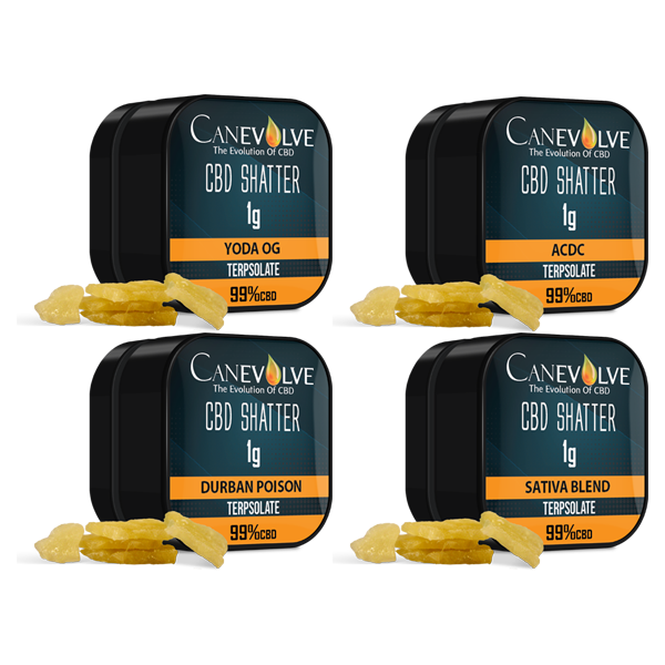 Canevolve 99% CBD Shatter - 1g - Lazy Frog Shop