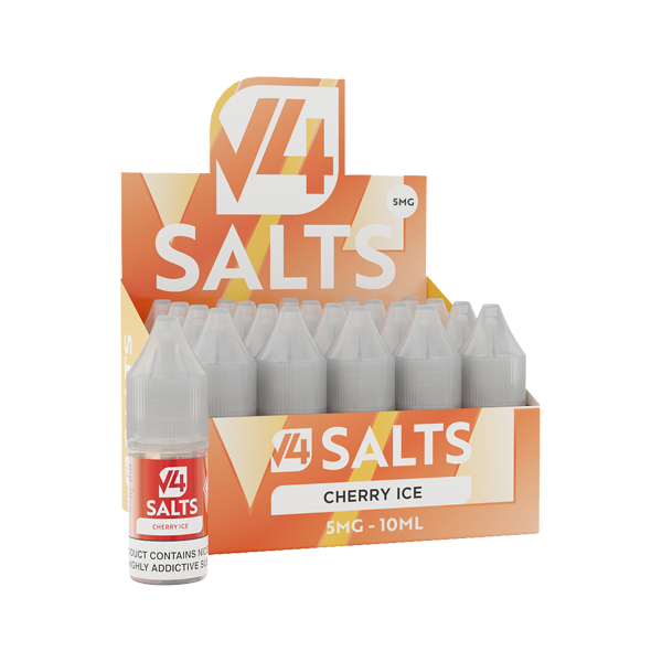 5mg V4 Salts 10ml Nic Salts (50VG/50PG) - Pack of 20 - Lazy Frog Shop