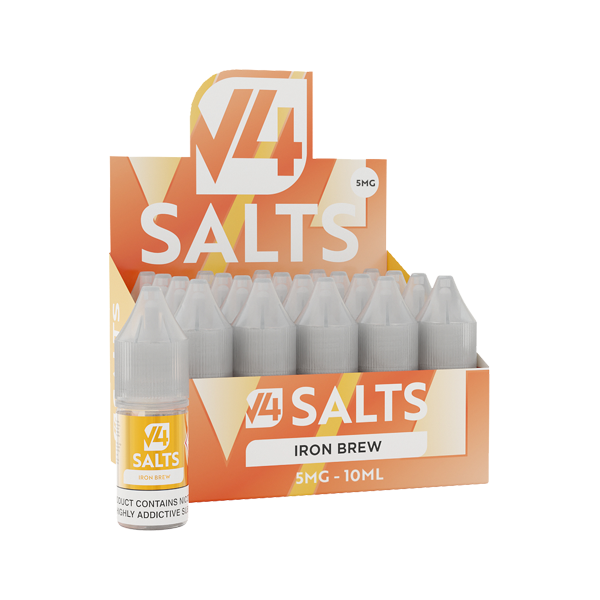 5mg V4 Salts 10ml Nic Salts (50VG/50PG) - Pack of 20 - Lazy Frog Shop