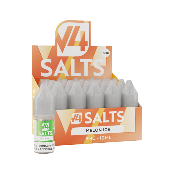 5mg V4 Salts 10ml Nic Salts (50VG/50PG) - Pack of 20 - Lazy Frog Shop