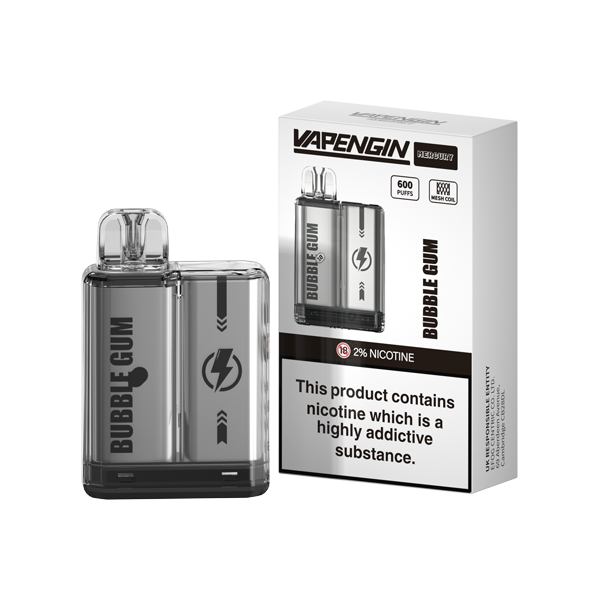 20mg Vapengin Mercury Disposable Vape Device 600 Puffs - Lazy Frog Shop