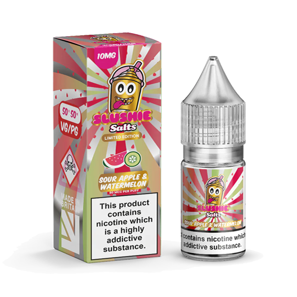 10mg Slushie by Liqua Vape 10ml Flavoured Nic Salts - Lazy Frog Shop