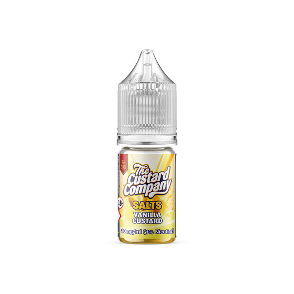 10mg The Custard Company Flavoured Nic Salt 10ml (50VG/50PG) - Lazy Frog Shop