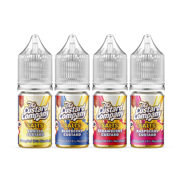 10mg The Custard Company Flavoured Nic Salt 10ml (50VG/50PG) - Lazy Frog Shop