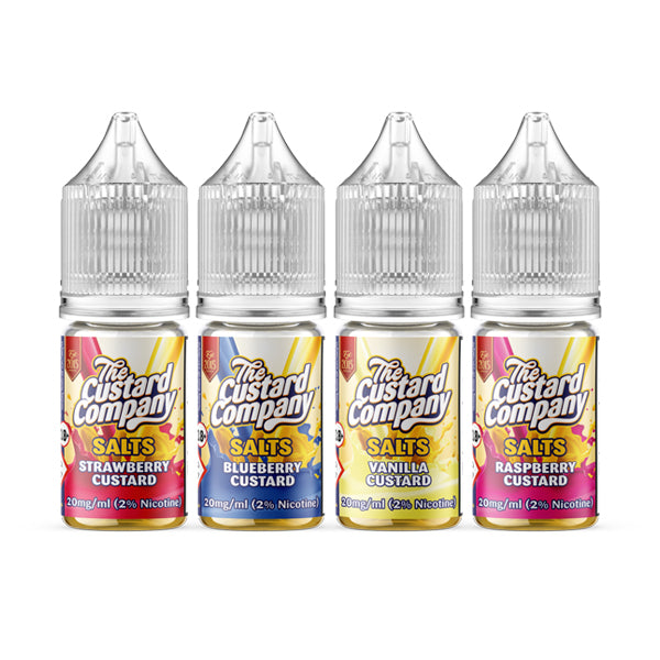 20mg The Custard Company Flavoured Nic Salt 10ml (50VG/50PG) - Lazy Frog Shop