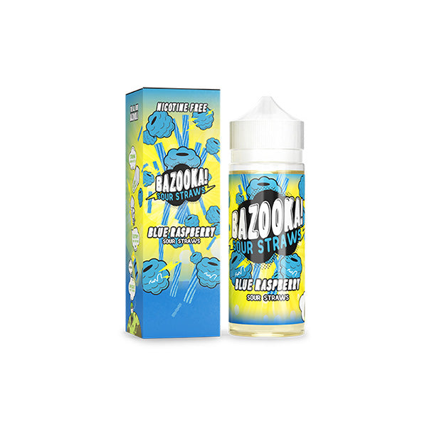 Bazooka Sour Straws 100ml Shortfill 0mg (70VG/30PG) - Lazy Frog Shop