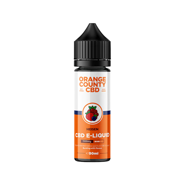 Orange County CBD 1500mg Broad Spectrum CBD E-liquid 50ml (60VG/40PG) - Lazy Frog Shop