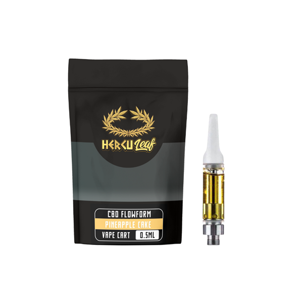 HercuLeaf 450mg CBD Vape Cartridge 0.5ml - Lazy Frog Shop