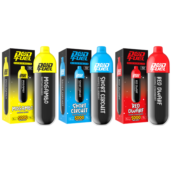 0mg Pod Fuel Bar 5000 Disposable Vape Device 5000 Puffs - Lazy Frog Shop