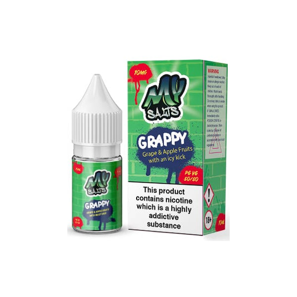 20mg My Salts Nic Salts 10ml (50VG/50PG) - Lazy Frog Shop