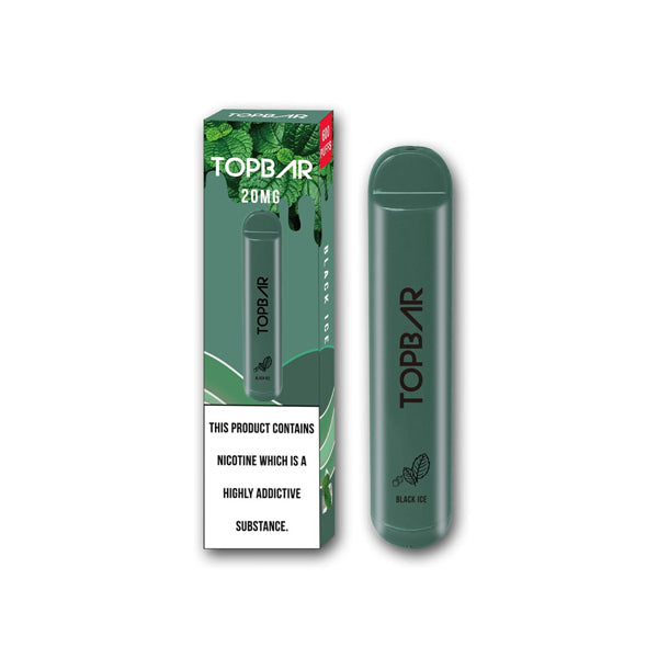 20mg Top Bar Disposable Vape Pod 600 Puffs - Lazy Frog Shop