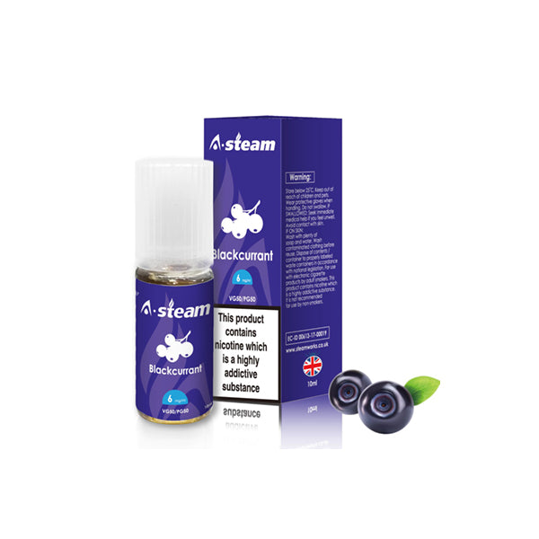 A-Steam Fruit Flavours 3MG 10ML (50VG/50PG) - Lazy Frog Shop