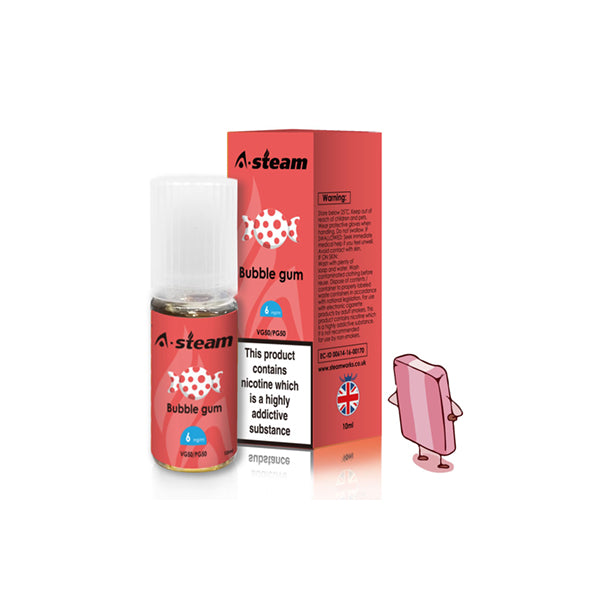 A-Steam Fruit Flavours 3MG 10ML (50VG/50PG) - Lazy Frog Shop