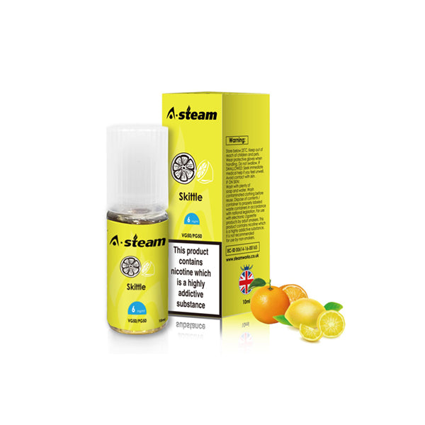 A-Steam Fruit Flavours 3MG 10ML (50VG/50PG) - Lazy Frog Shop