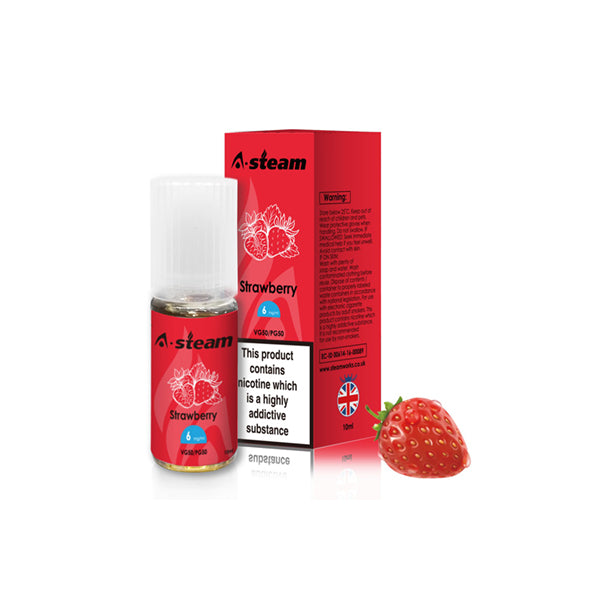 A-Steam Fruit Flavours 3MG 10ML (50VG/50PG) - Lazy Frog Shop