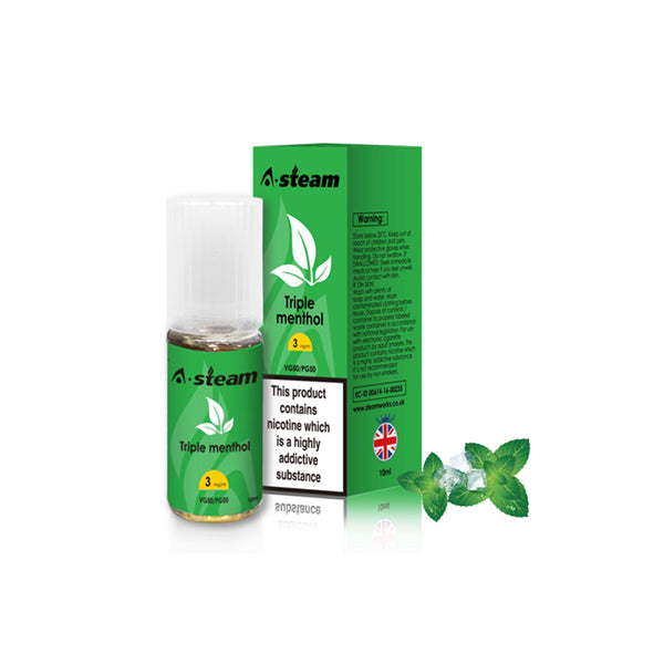 A-Steam Fruit Flavours 3MG 10ML (50VG/50PG) - Lazy Frog Shop