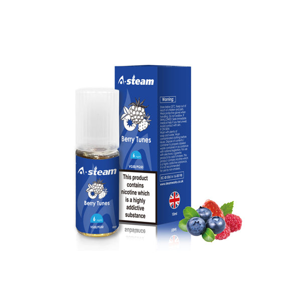 A-Steam Fruit Flavours 6MG 10ML (50VG/50PG) - Lazy Frog Shop