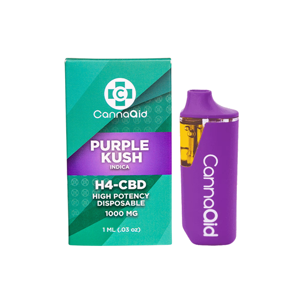 CannaAid 1000mg H4 CBD Disposable Vape Device - Lazy Frog Shop