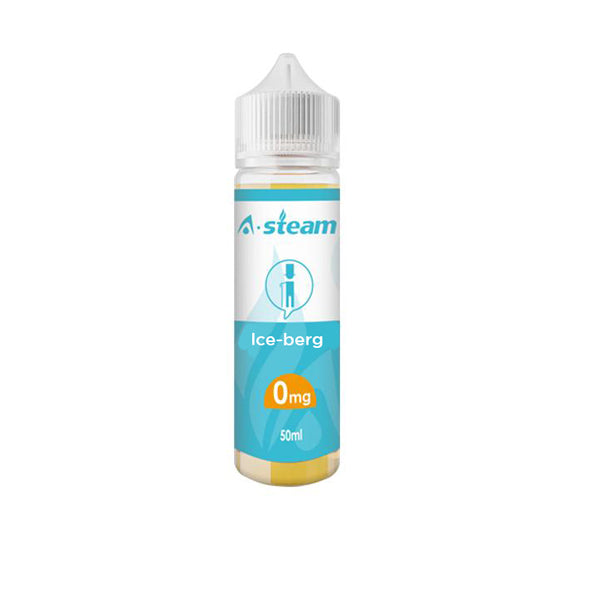 A-Steam 50ml Shortfill 0mg (50VG/50PG) - Lazy Frog Shop