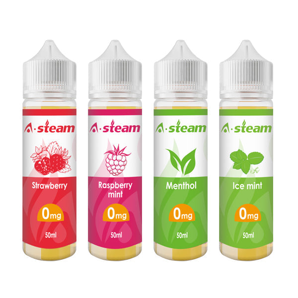 A-Steam 50ml Shortfill 0mg (50VG/50PG) - Lazy Frog Shop