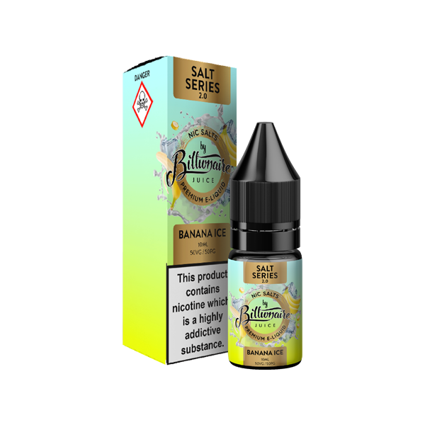 10mg Billionaire Juice Salt Series 2.0 10ml Nic Salts (50VG/50PG) - Lazy Frog Shop