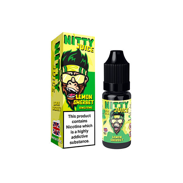 10mg Vapes Bars Nitty Juice Salts 10ml Nic Salt (50VG/50PG) - Lazy Frog Shop