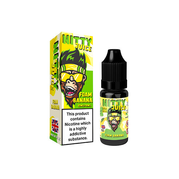 10mg Vapes Bars Nitty Juice Salts 10ml Nic Salt (50VG/50PG) - Lazy Frog Shop