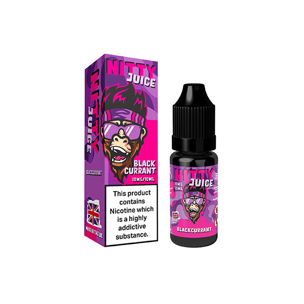 10mg Vapes Bars Nitty Juice Salts 10ml Nic Salt (50VG/50PG) - Lazy Frog Shop