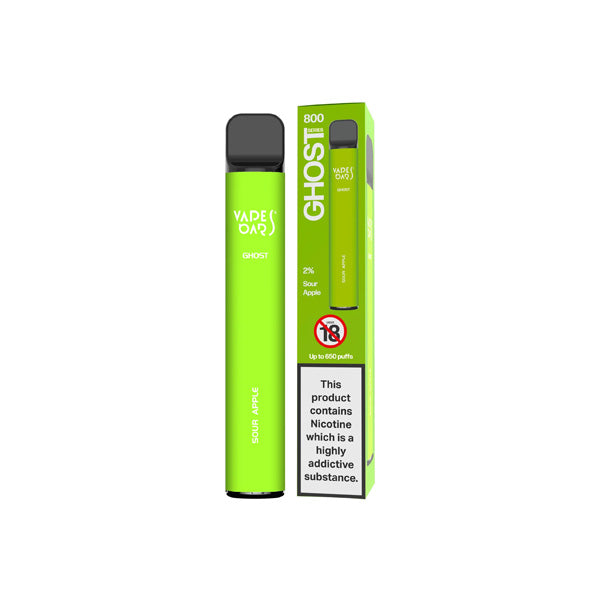 20mg Vapes Bars Ghost 800 Disposable Vape Device 650 Puffs - Lazy Frog Shop